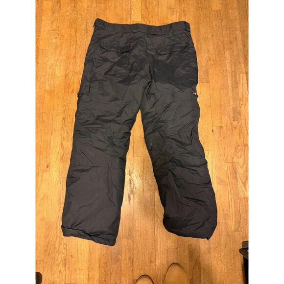 COLUMBIA MENS BLACK SNOW SNOWBOARD SKI PANTS SZ XL - Picture 2 of 3